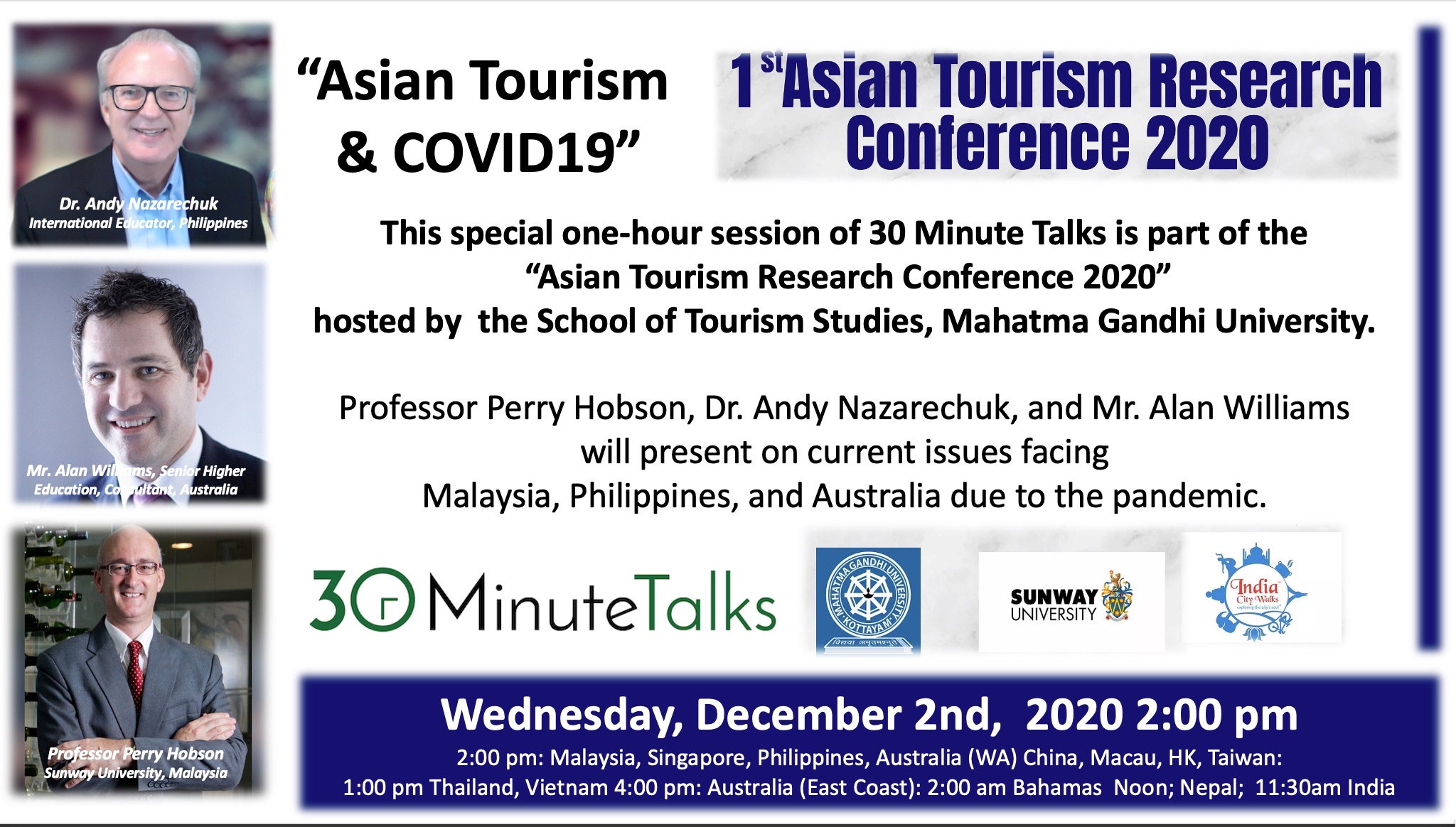 3rd asian tourism research conference