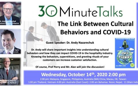 30 Minute Talks Culture and COVID19